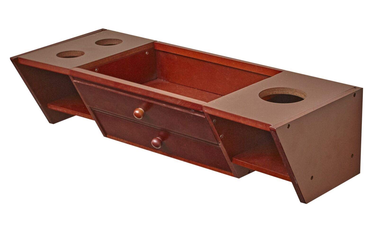 Wall-Mounted Bathroom Vanity Shelf for Makeup & Toiletries - Bathroom Storage Organizer for Small Spaces