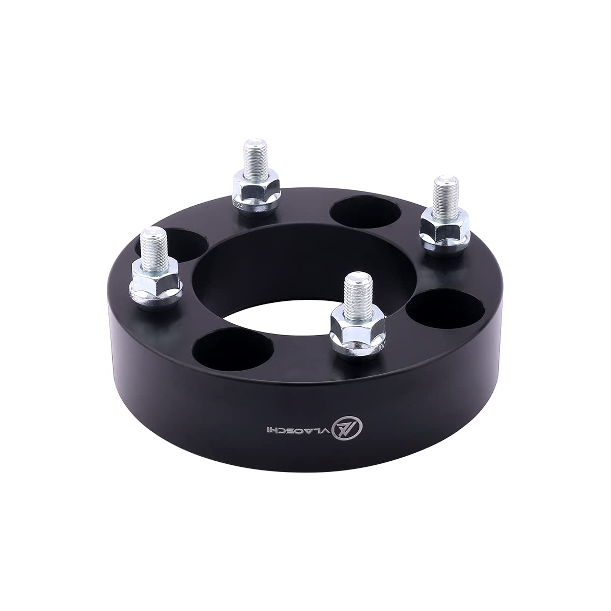 VLAOSCHI 1.5 Inch Black Forged ATV/UTV Wheel Spacers 4x110 Bolt Pattern with 10x1.25 Studs - Compatible with Honda Foreman/Rincon/Rancher, Suzuki King Quad, Yamaha Kodiak/Grizzly, Kawasaki 4-Lug ATVs - 4-Pack for Enhanced Stability & Off-Road Performance
