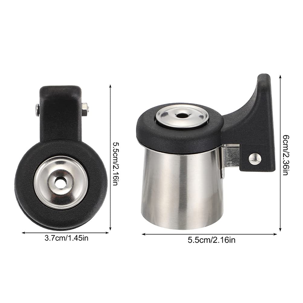 2-Pack Whistling Kettle Nozzles - Replacement Tea Kettle Flutes for Water Boiling Alarm System - Perfect for Stovetop Whistling Teakettles (Ideal for Kitchen, Camping & Emergency Preparedness)