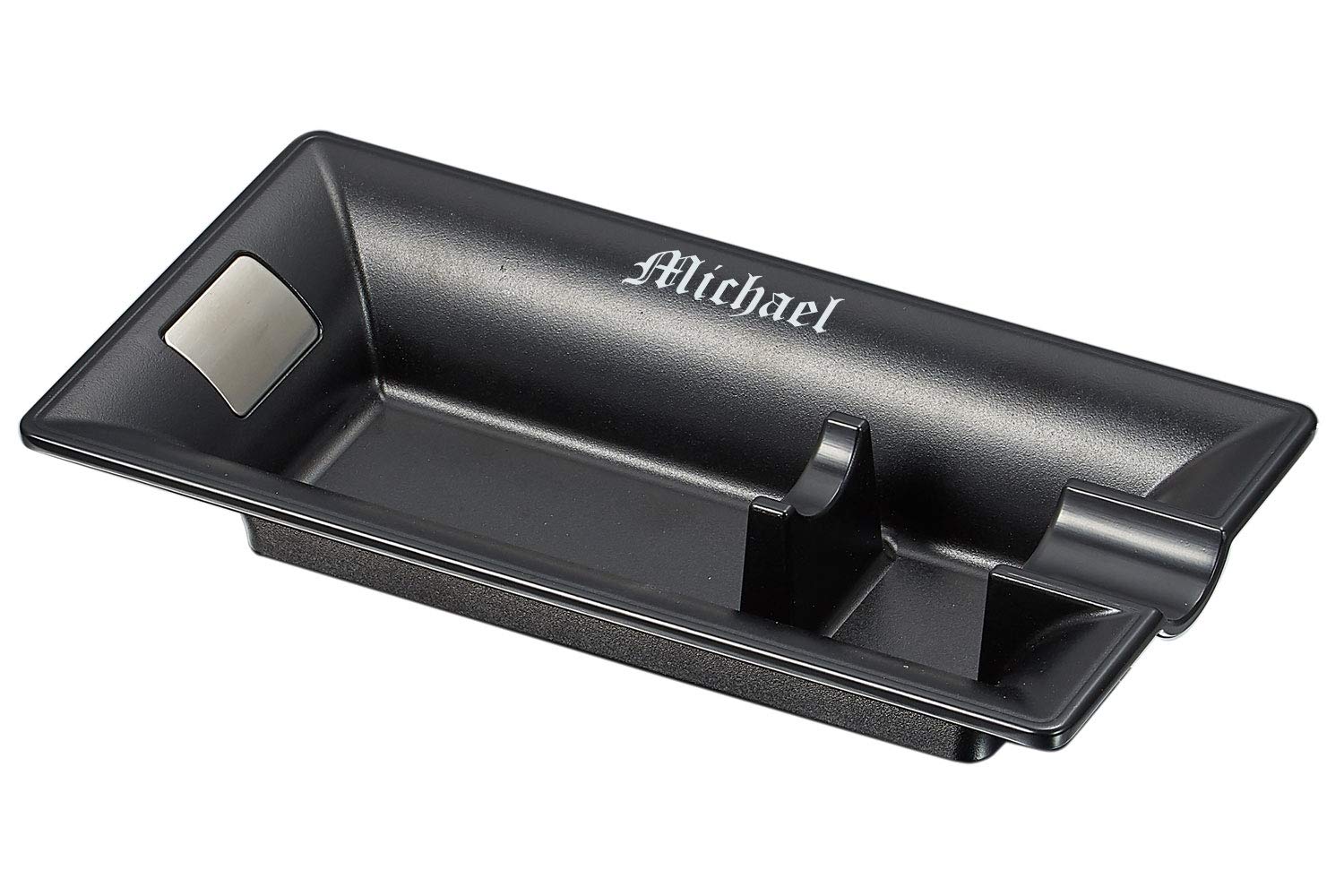 Personalized Visol Viscount Cigar Ashtray with Custom Laser Engraving - Premium Smoking Accessory for Cigar Lovers, Home Bars & Outdoor Lounges