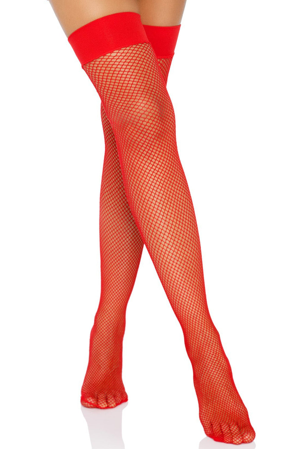 Sexy Fishnet Thigh High Stockings for Women - Stretchy & Comfortable Gothic Lingerie - Perfect for Halloween, Cosplay, and Night Out Outfits
