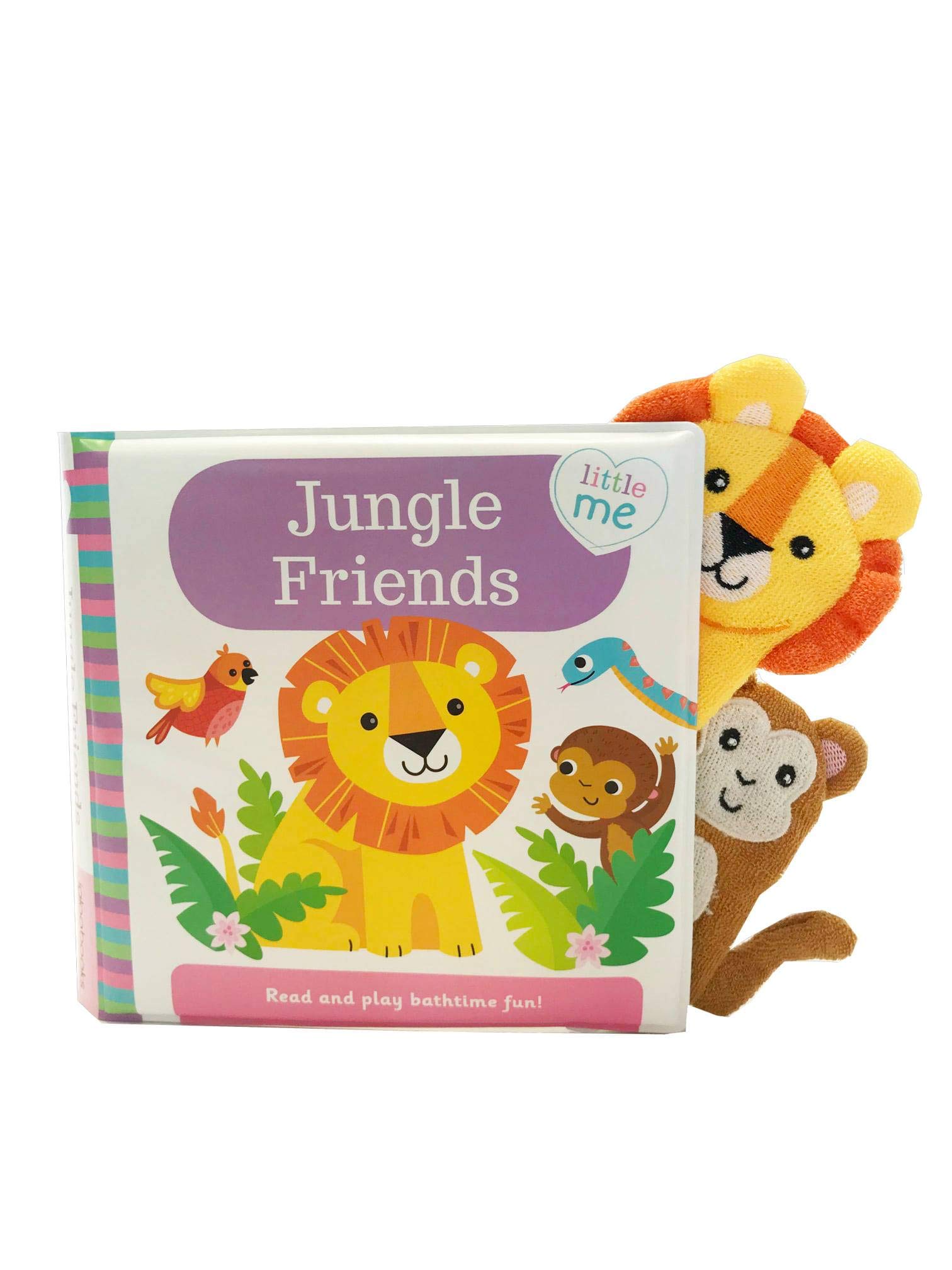Jungle Friends Bath Book for Babies - Waterproof Soft Baby Book for Bathtime, Sensory Play & Early Learning | Perfect Gift for Toddlers