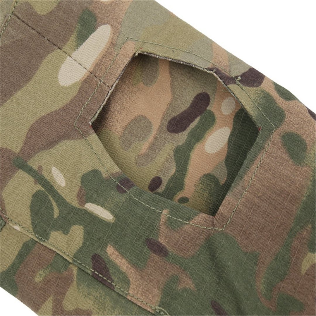 Men's Military Tactical Shirt & Pants Set - Army Camo Combat Uniform for Airsoft, Paintball, Hunting & Outdoor Activities | Durable & Breathable Tactical Gear