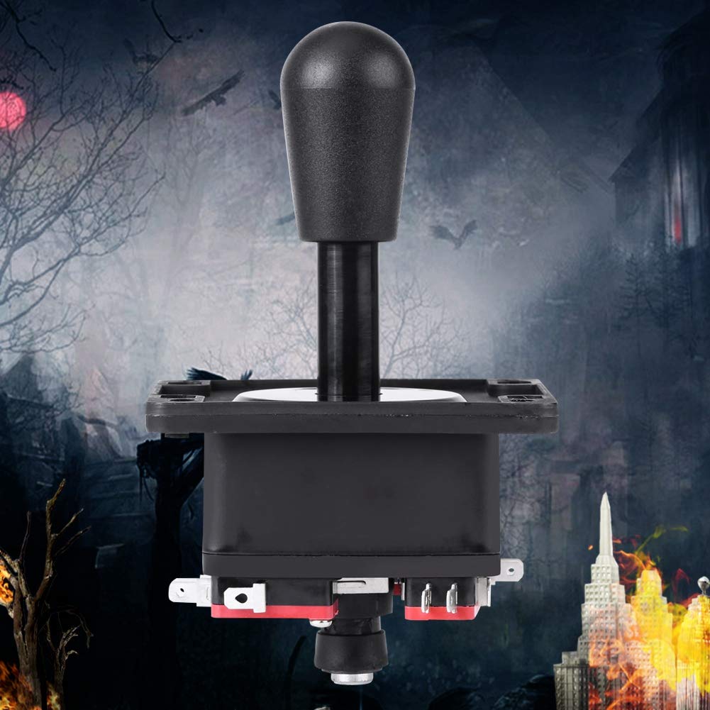 8-Way Competition Joystick with Microswitch Replacement Parts - American Arcade Joystick for Retro Gaming, MAME Cabinets, and DIY Arcade Builds