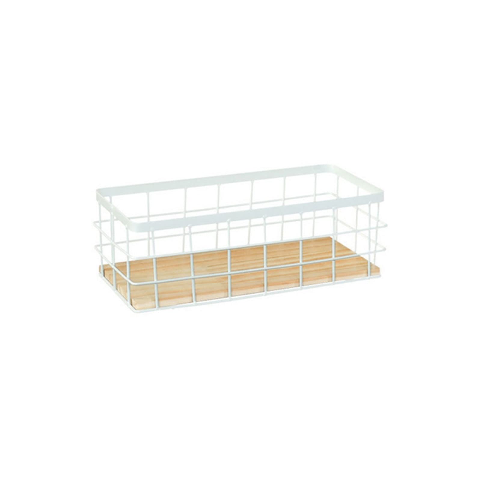 Iron Storage Shelf - Wall Hanging Organizer for Books, Pots & Home Decor - Black