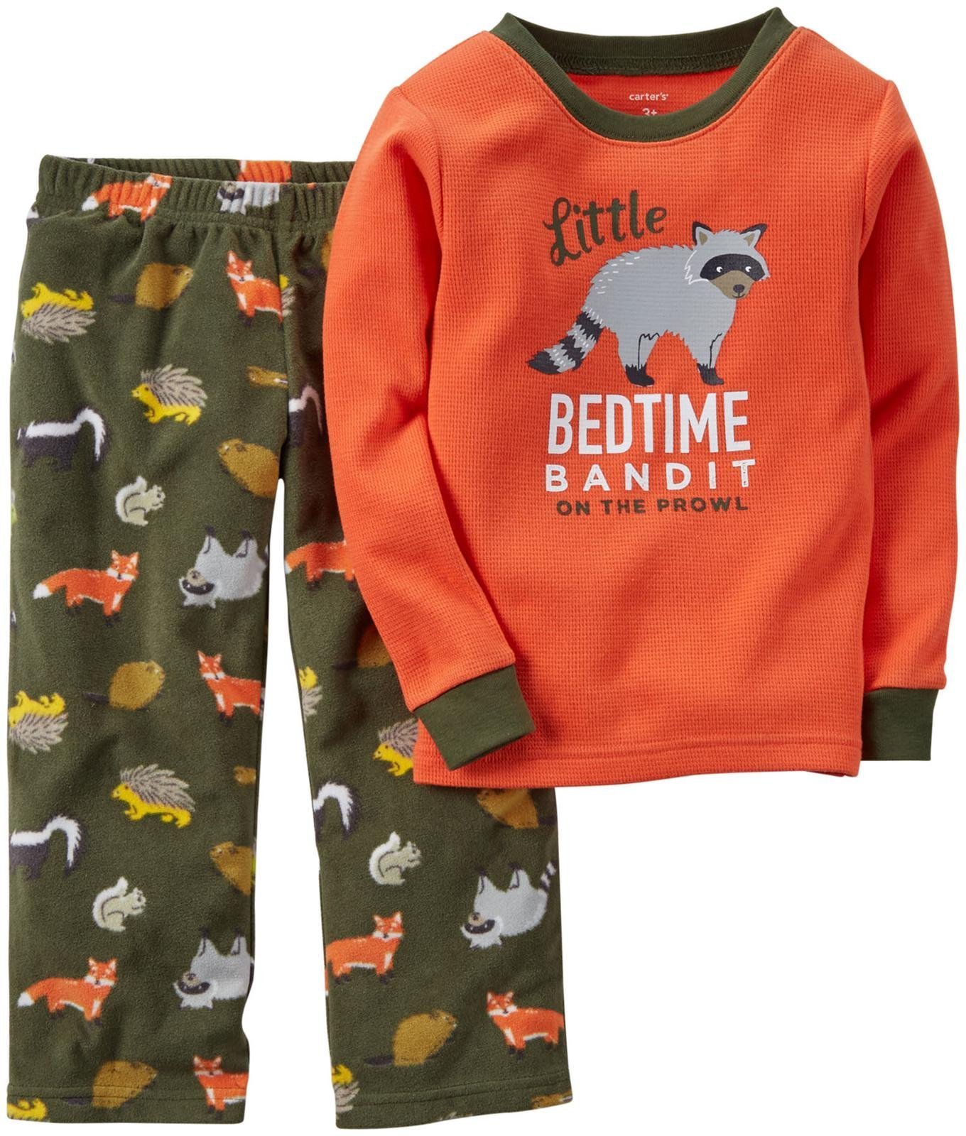 Carter's Baby Girls' 2-Piece Pajama Set - Soft Cotton Animal Print Sleepwear for Infants & Toddlers | Perfect for Bedtime & Nursery Comfort