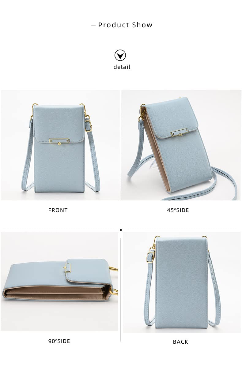 Stylish Leather Crossbody Bags for Women - Small Phone Purse with Wallet, Fashion Shoulder Bag | Perfect for Everyday Use, Travel & Shopping