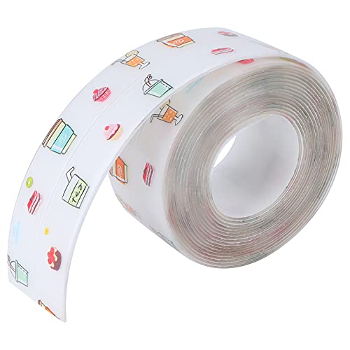 Estink Self-Adhesive 3.2m Waterproof Seal Tape for Bathroom & Kitchen - Prevents Leaks, Mold & Water Damage (Perfect for Sinks, Showers & Countertops)