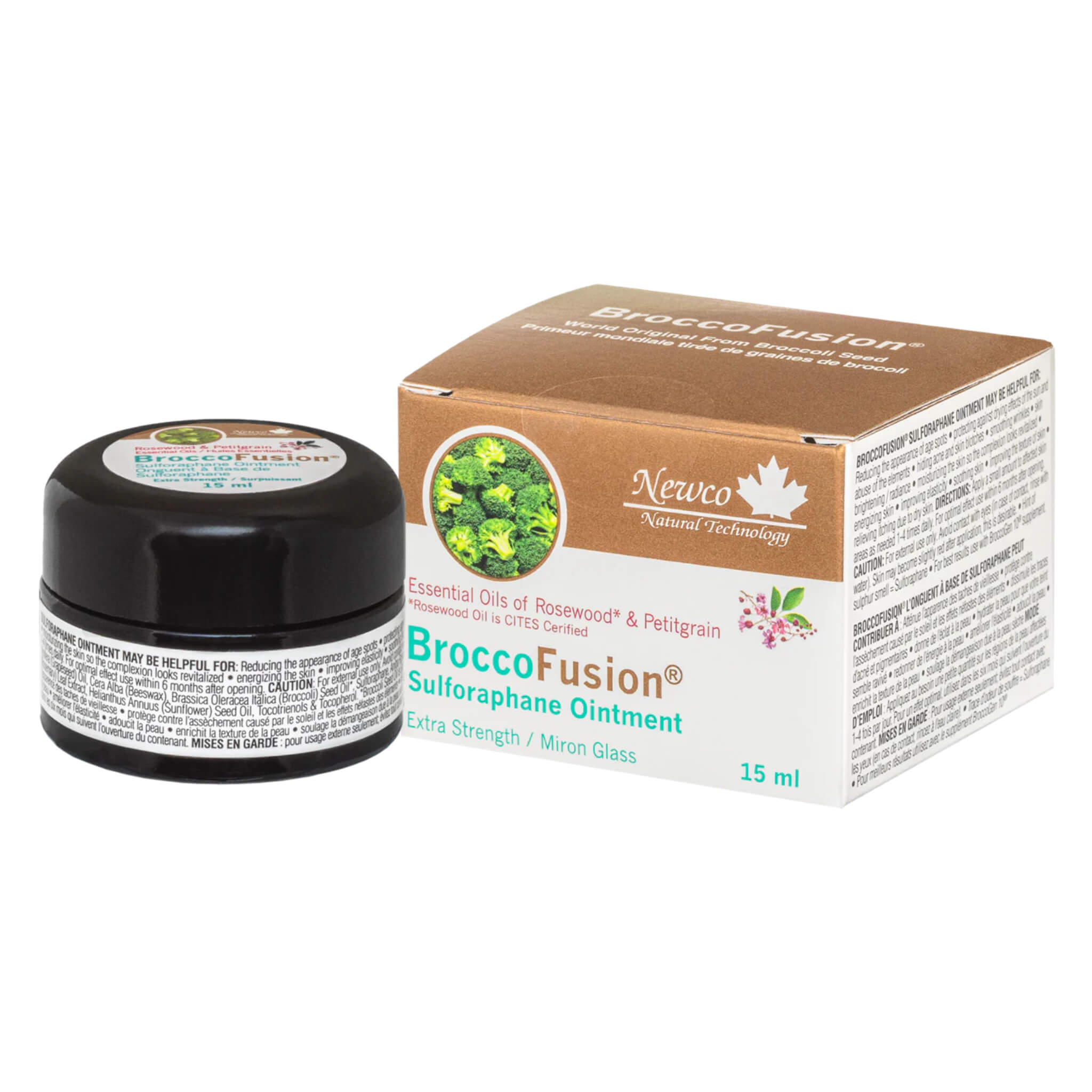 BroccoFusion Sulforaphane Ointment - Natural Skin Care with Broccoli Extract for Eczema & Psoriasis Relief | Soothes Dry, Itchy Skin - Perfect for Daily Moisturizing & Nighttime Skin Repair