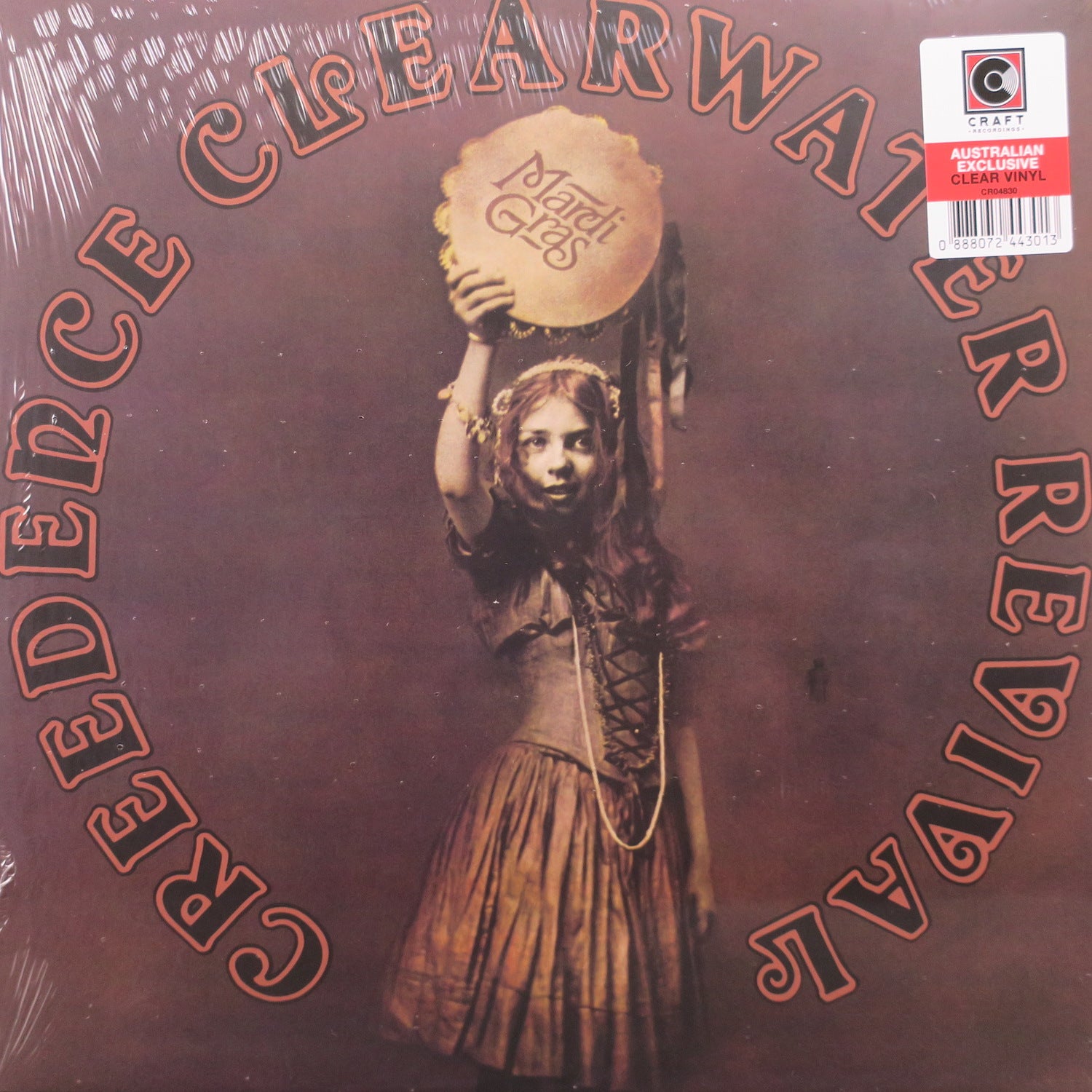 Creedence Clearwater Revival 'Mardi Gras' Clear Vinyl LP Record - Limited Edition Classic Rock Music Album for Collectors & Music Lovers - Perfect for Home Listening, Parties & Gifts