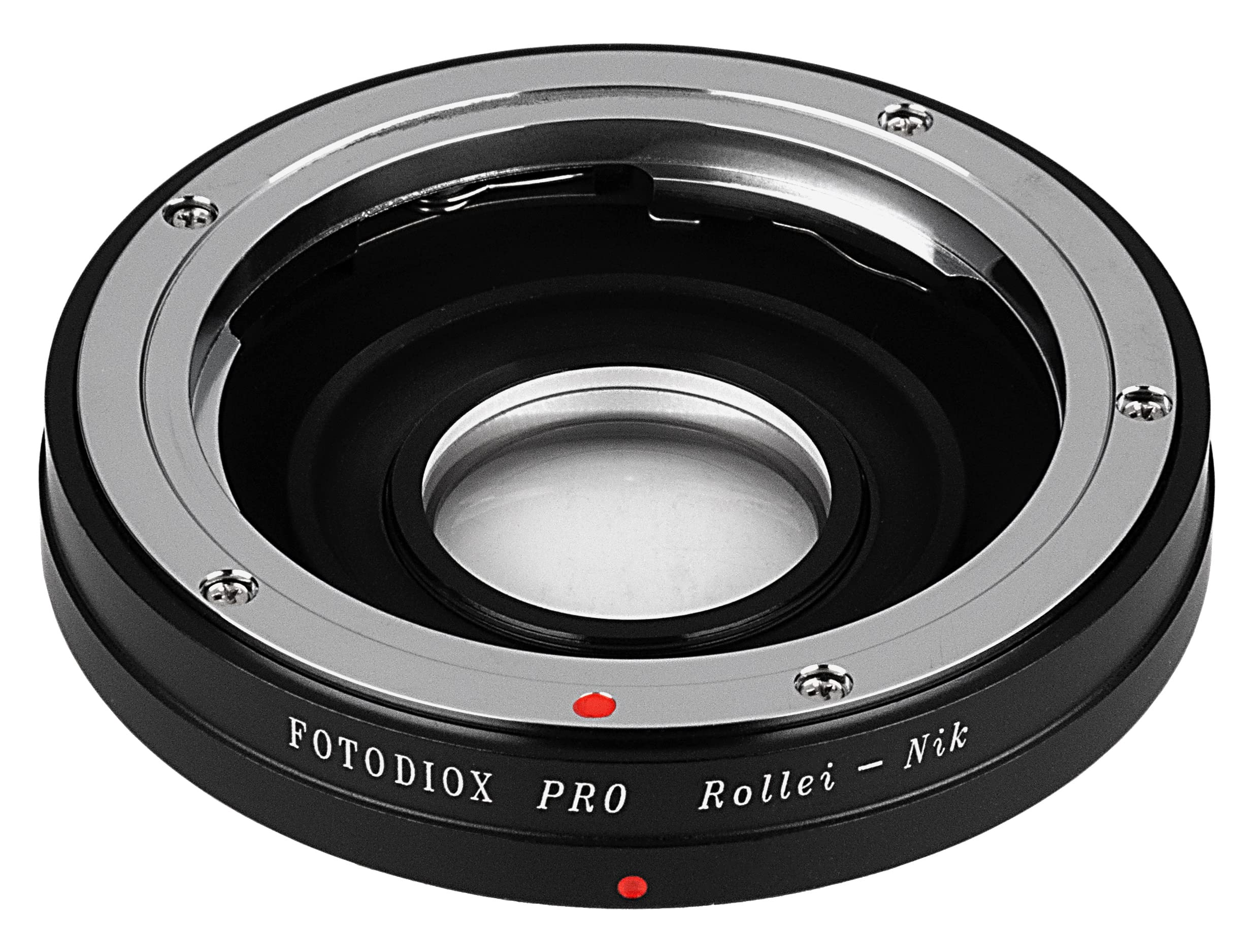 Fotodiox Pro Lens Mount Adapter - Rollei 35mm to Nikon F-Mount DSLR Camera Adapter | Compatible with Nikon D850, D750 & More | Perfect for Vintage Lens Photography & Film Making