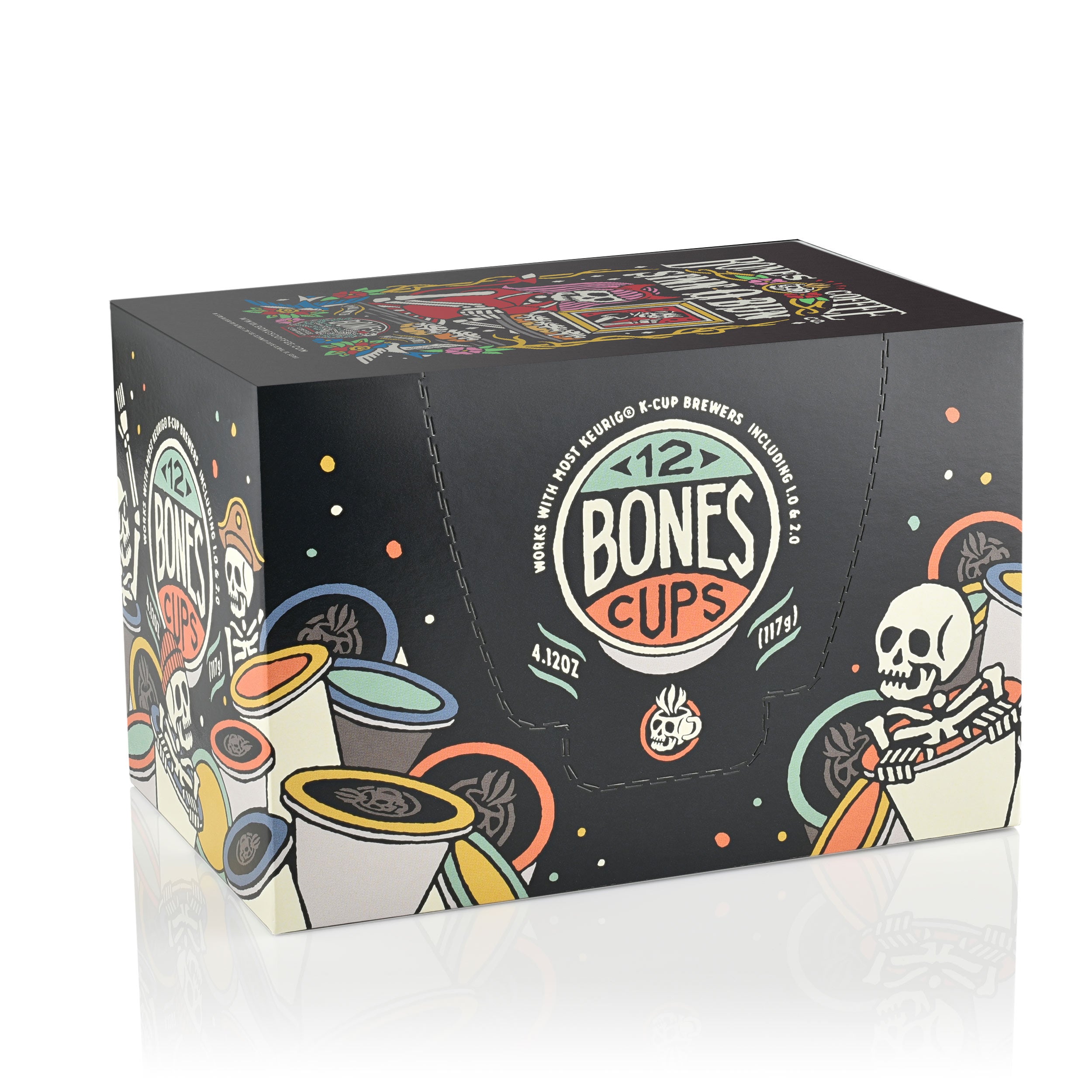 Sinn O Bun Bones Cups - 12 Pack Dog Chew Toys for Small & Medium Breeds - Safe & Durable Puppy Teething Treats - Perfect for Training, Playtime, and Dental Health