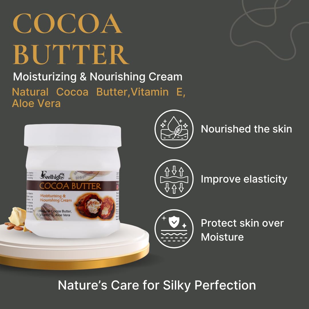 Feelhigh Exfoliating Face & Body Scrub with Mixed Fruit Extracts & Cocoa Butter - 2-Piece Skincare Set for Glowing Skin | Perfect for Daily Exfoliation & Spa Treatments at Home