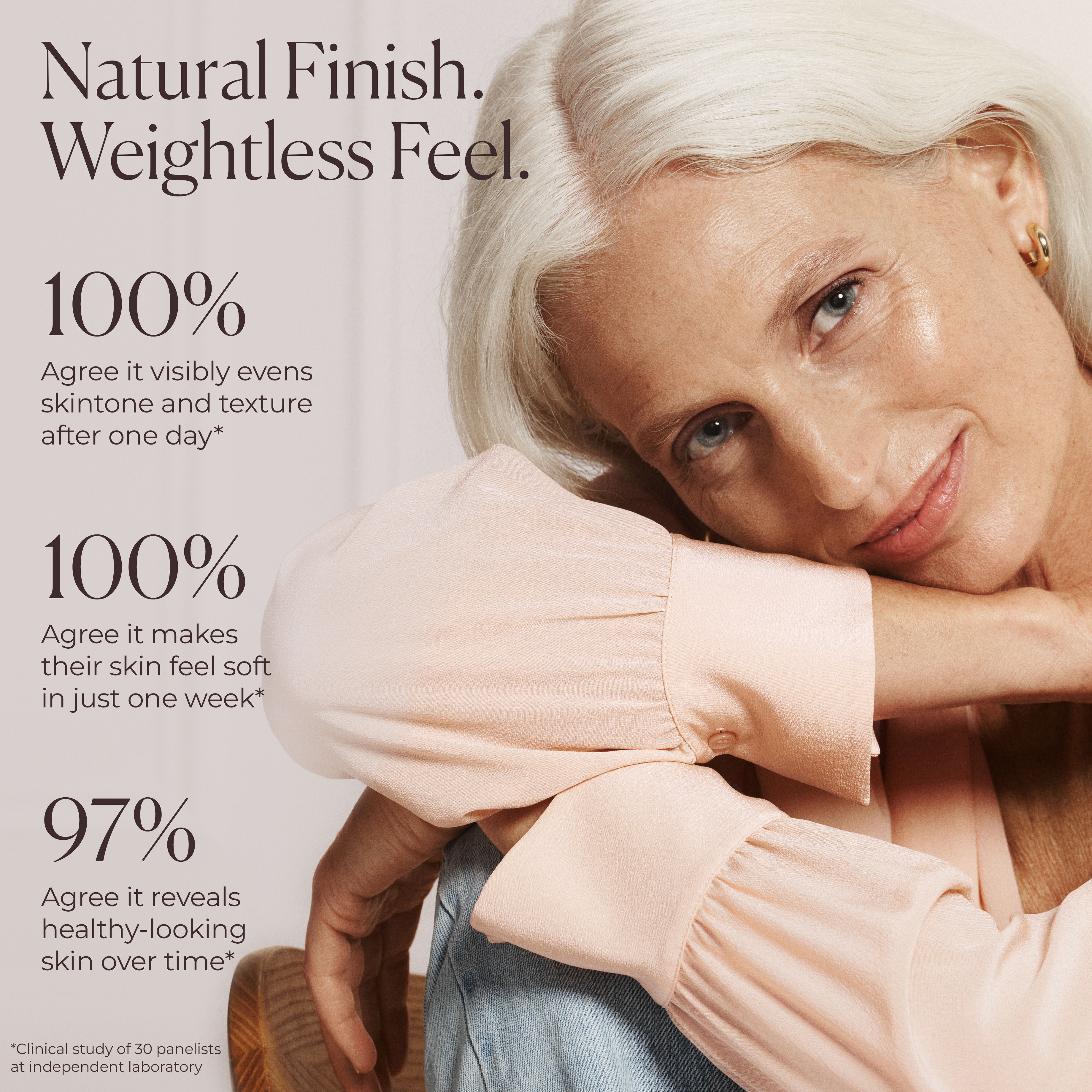 Long Wear Tinted Moisturizer SPF 30 with Hyaluronic Acid - Natural Dewy Finish, Hydrating & Lightweight for Daily Sun Protection | Perfect for Work, Gym & Outdoor Activities