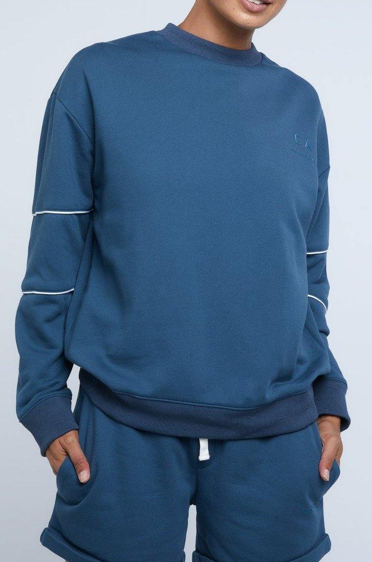 Casa Kuma Hooped Sleeve Sweater for Women - Cozy Knit Pullover with Unique Hoop Design - Perfect for Fall Fashion, Date Nights & Casual Outings