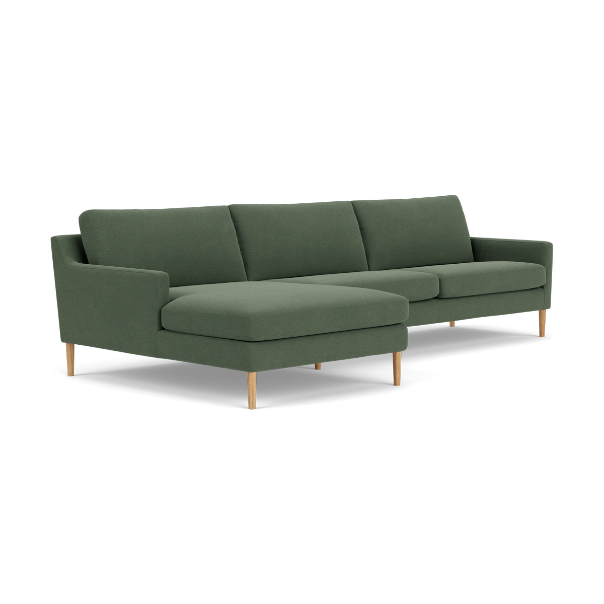 Astha Fabric Left Chaise Sofa - Modern L-Shaped Sectional Couch with Reversible Design for Living Room, Lounge & Home Theater Comfort