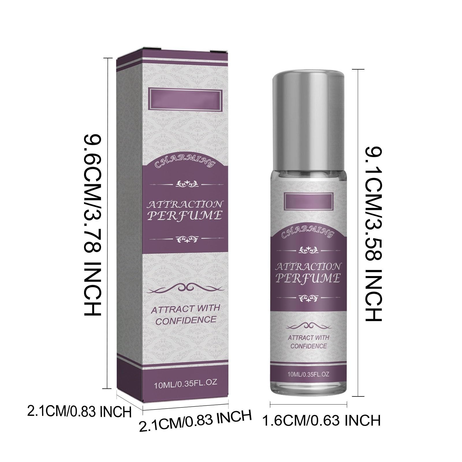Women's Pheromone Perfume Roll-On - Long Lasting Attraction Cologne for Her | Boost Confidence & Attractiveness | Date Night, Romantic Occasions, Everyday Wear