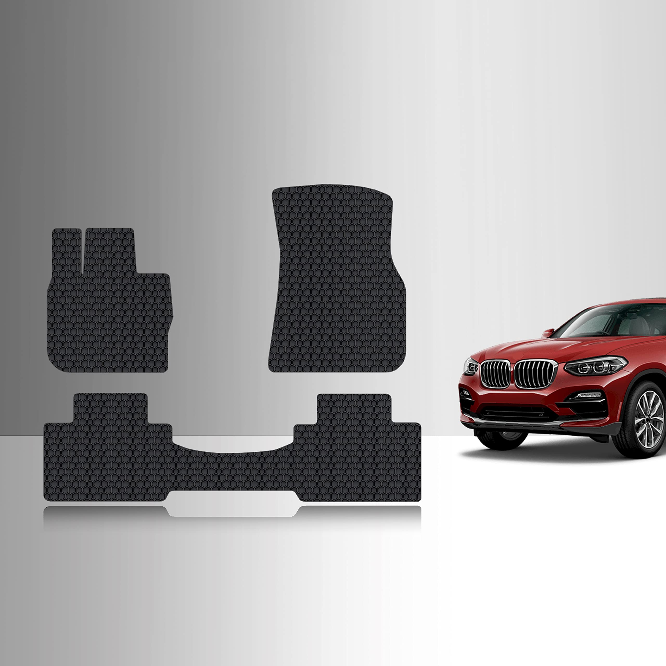 TOUGHPRO Heavy Duty All Weather Floor Mats for BMW X4 (2019-2025) - Front & Rear Row Black Rubber Car Mats - Made in USA - Durable Protection Against Mud, Snow & Spills | Perfect for Daily Commute, Road Trips & Off-Road Adventures