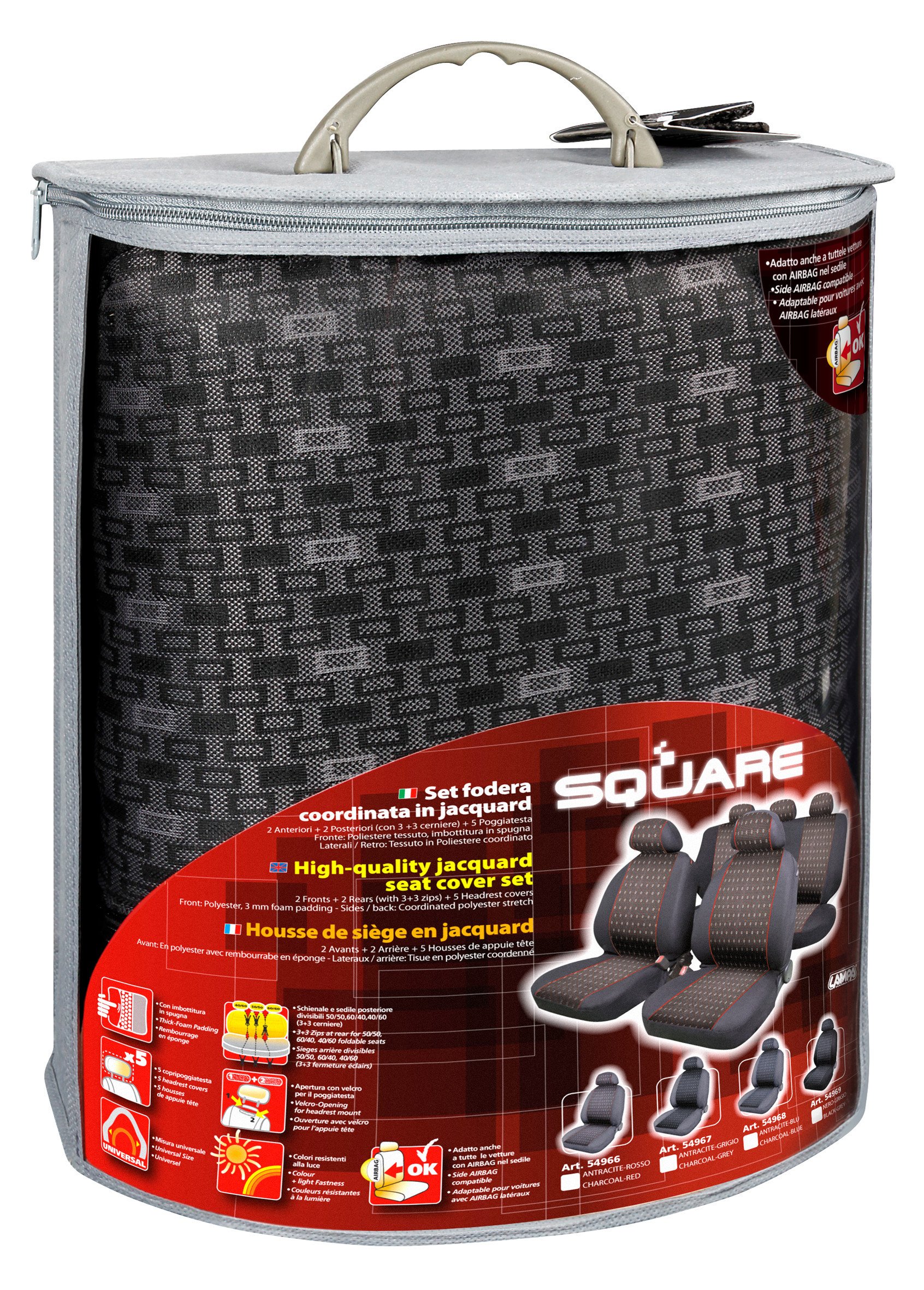 54969 Square Set Covers - Premium Quality Square Cushion Covers for Sofa, Chair & Home Decor | Waterproof & Washable | Perfect for Living Room, Bedroom & Outdoor Furniture