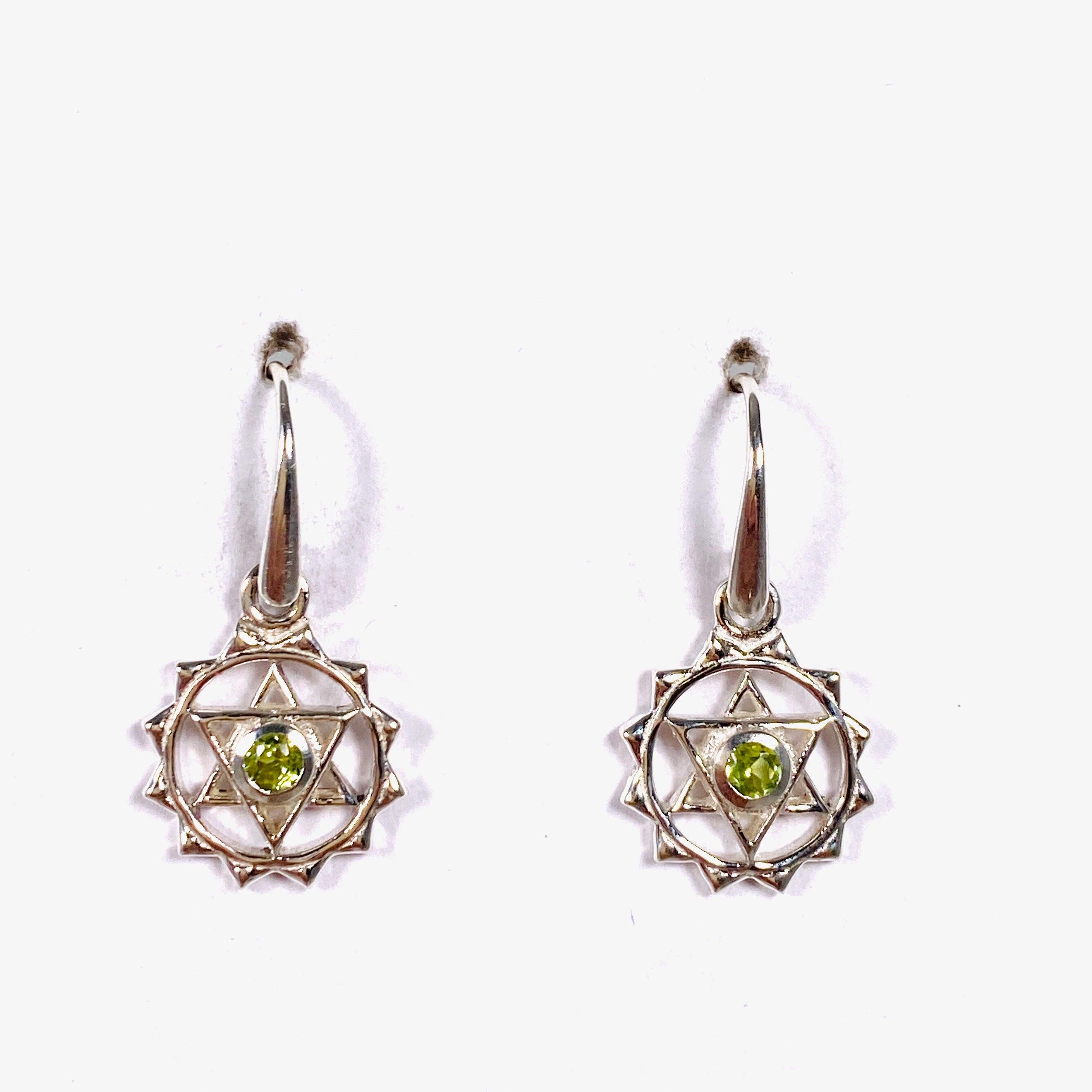 Chakra Earrings with Faceted Gemstones – Spiritual Healing Jewelry for Meditation & Yoga | Boho Chic Accessories