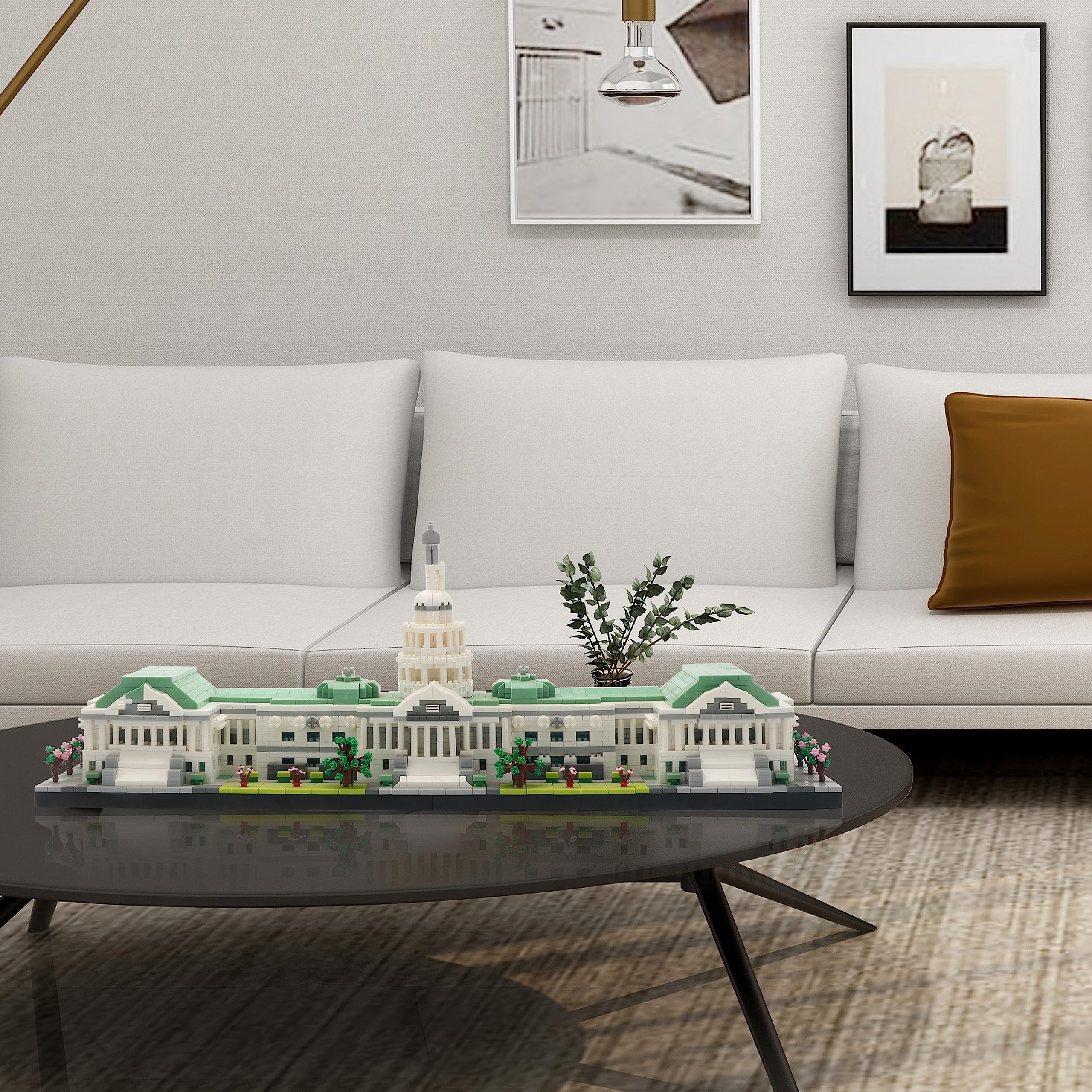 KLMEi Micro Mini Blocks - 3630 PCS United States Capitol Building Model Kit for Adults (14+) | Collectible Architecture Set for Display & Gift Giving