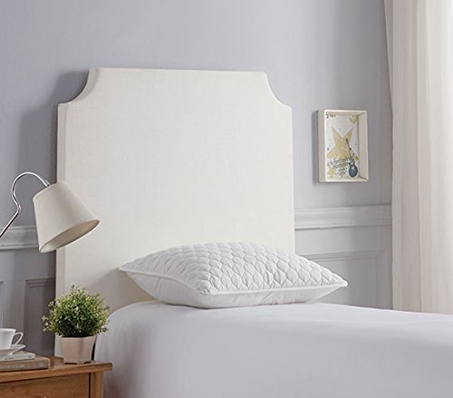 Byourbed DIY Headboard with Legs - Upholstered Bed Headboard for College Dorm, Bedroom Decor - Perfect for Small Spaces & Apartment Living