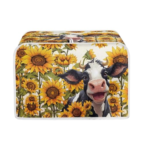 Cow Sunflower printed - Yellow