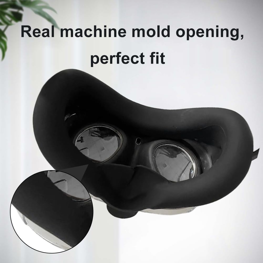 JDXFENG VR Face Mask Pad - Sweatproof & Light Blocking Eye Cover for Meta/Oculus Quest 3 - Replacement Face Cushion Accessory for Comfortable Gaming & Virtual Reality Experience