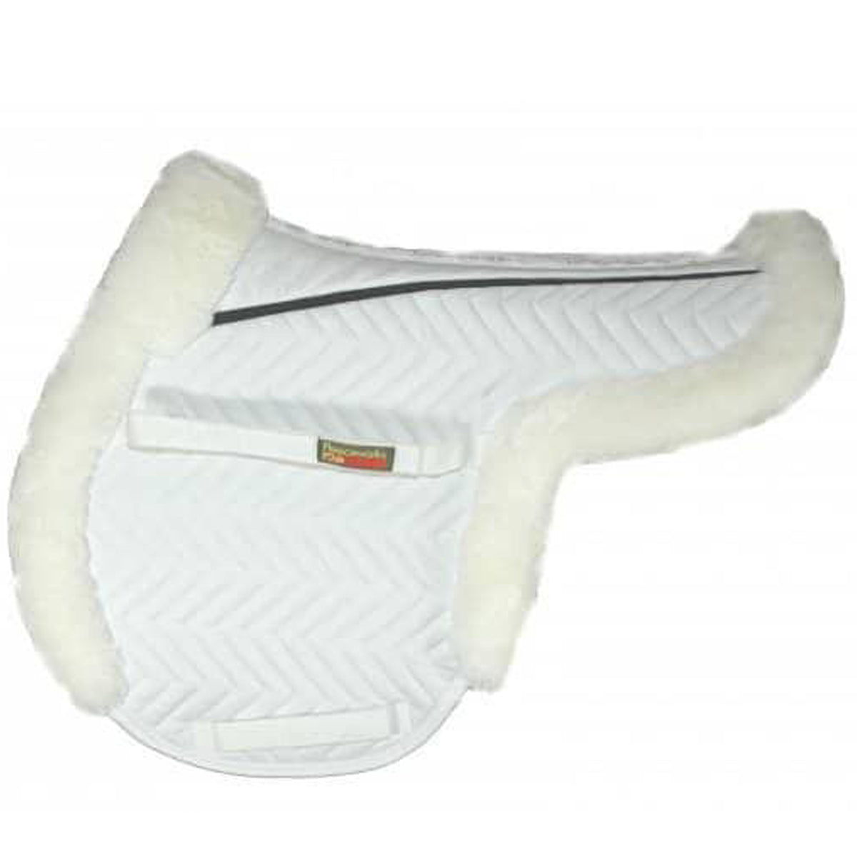 Fleeceworks FWXK Close Contact Fleece Pad with Partial Trim - Breathable & Comfortable Horse Saddle Pad for Riding, Training & Show Jumping
