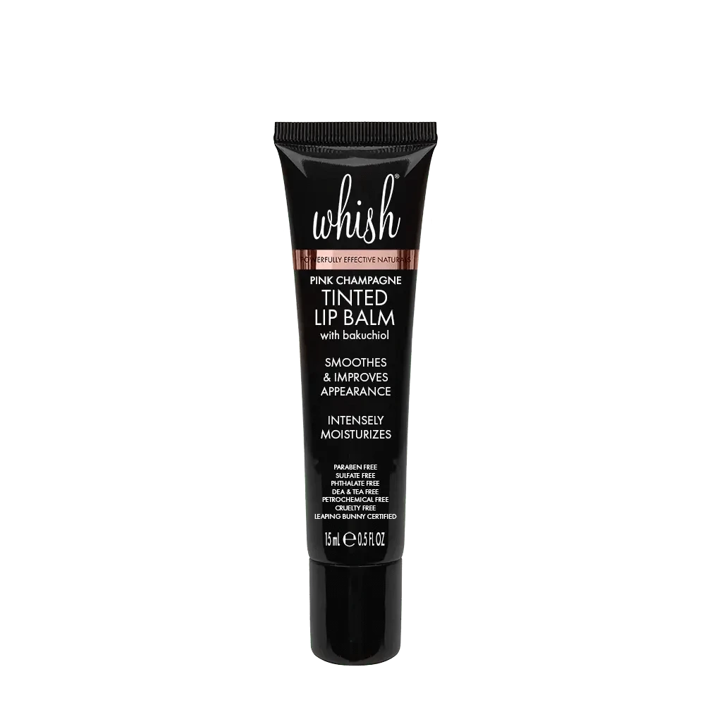 Bakuchiol Lip Balm - Pink Champagne Flavor | Hydrating & Plumping Lip Care for Dry Lips | Perfect for Daily Use, Travel & Gifting