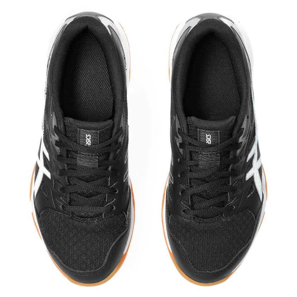 ASICS Gel Rocket 11 Women's Volleyball Shoes - Lightweight Indoor Court Shoes for Badminton, Squash & Tennis (Black/Silver) | Perfect for Gym Training & Competitive Sports
