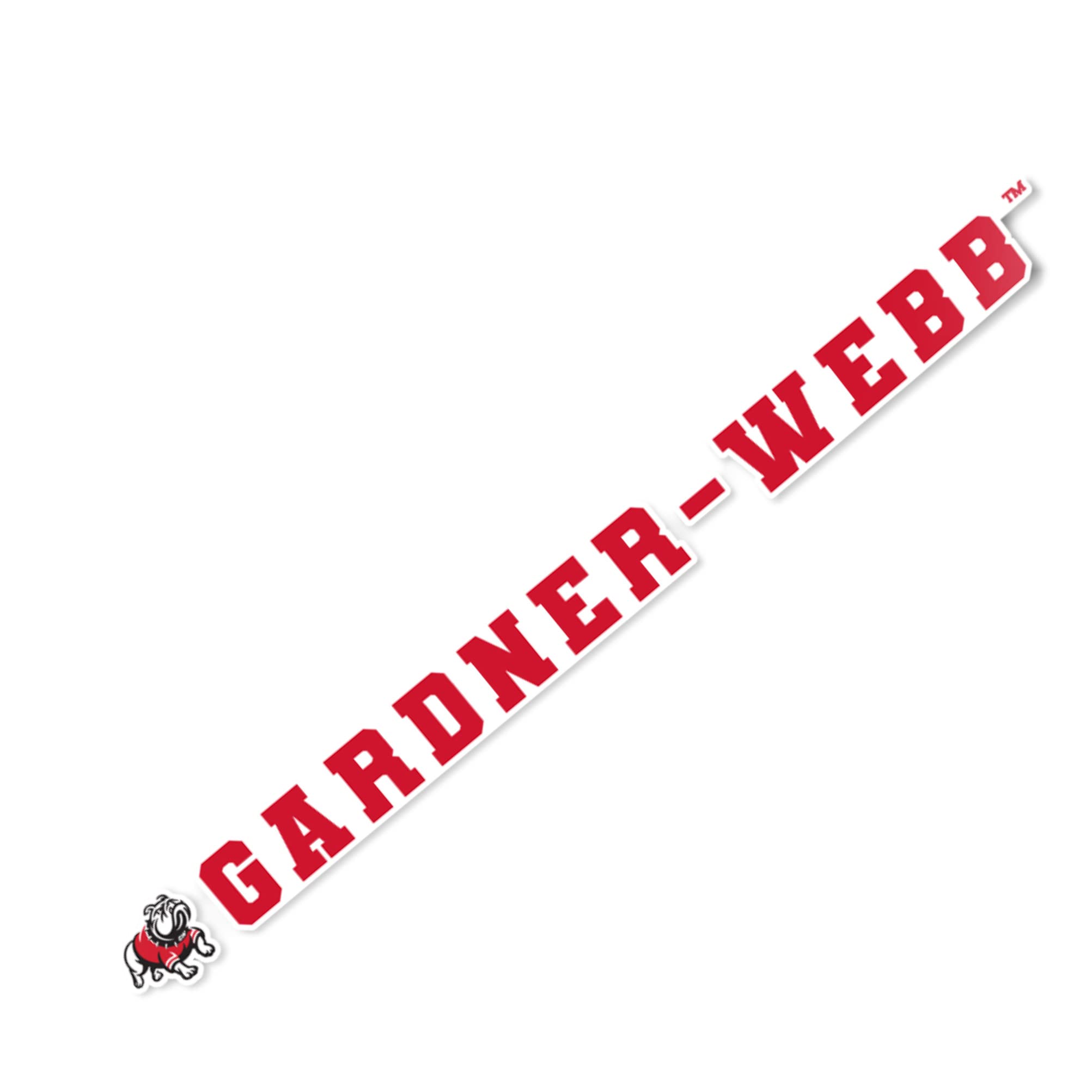 Desert Cactus GWU Sticker - Gardner-Webb University Runnin' Bulldogs Vinyl Decal for Laptop, Water Bottle, Car & Scrapbook (15 Inch) - Perfect for College Pride, School Spirit & Fan Gifts