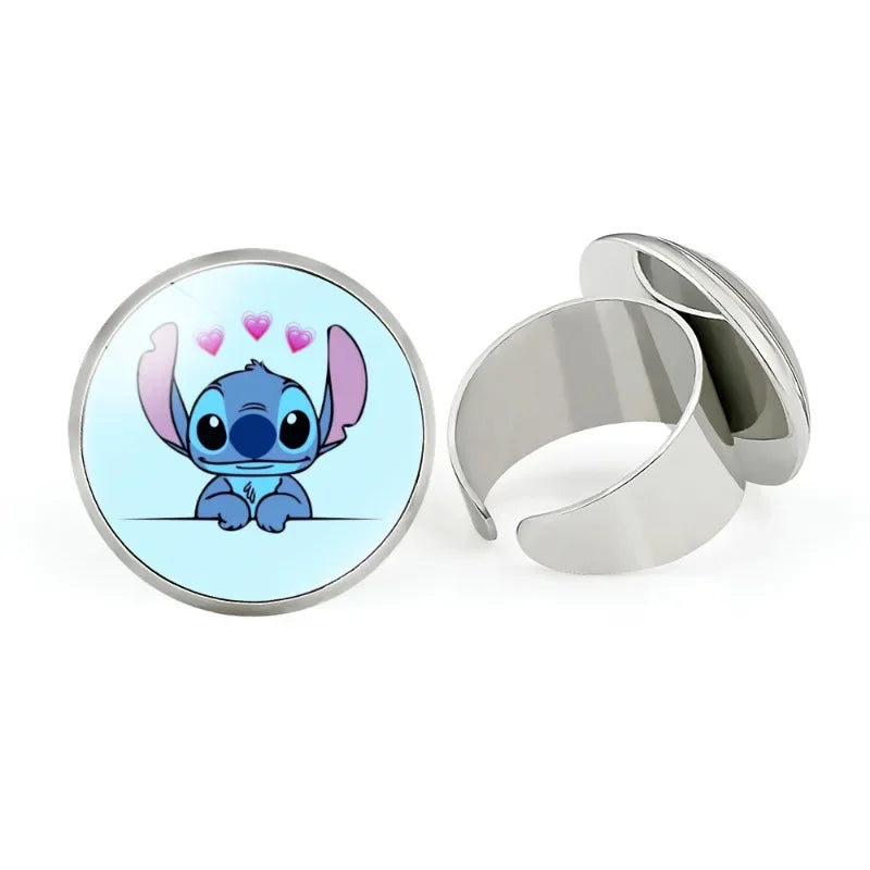 Disney Cartoon Character Rings for Kids - Fun & Colorful Jewelry for Birthday Gifts, Party Favors & Dress-Up Play