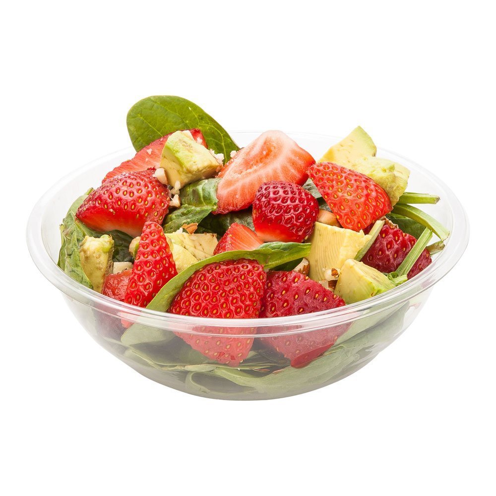 Restaurantware 18oz Clear Plastic Salad Bowls - 200 Pack Recyclable Disposable Large To-Go Bowls for Pasta, Salads, Soups | Perfect for Catering, Restaurants & Takeout Meals