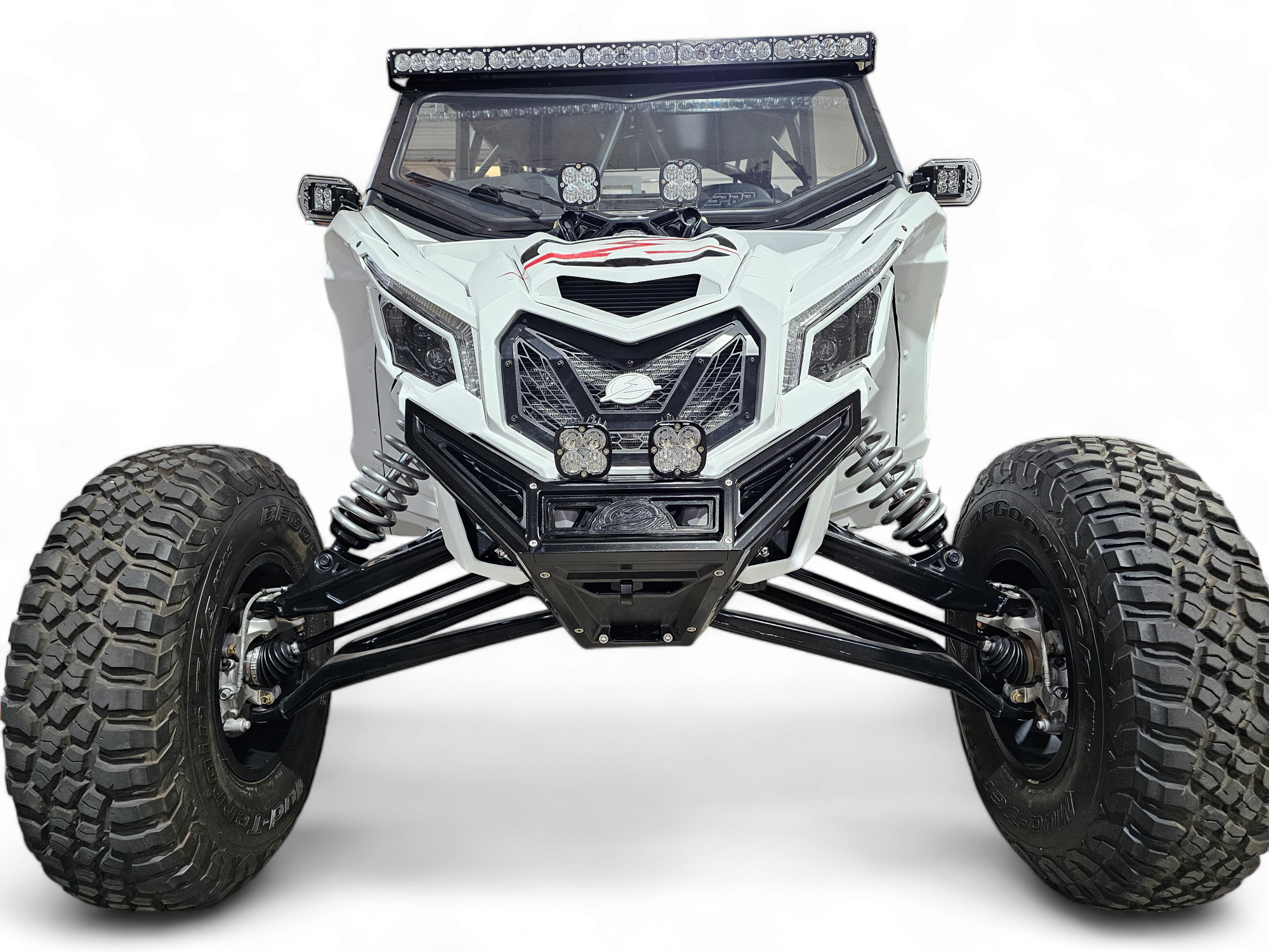 Can Am X3 Maverick Front Winch Bumper (2017-Present) - Black Anodized Billet Aluminum FWB210035 | Off-Road & Trail Riding Accessory