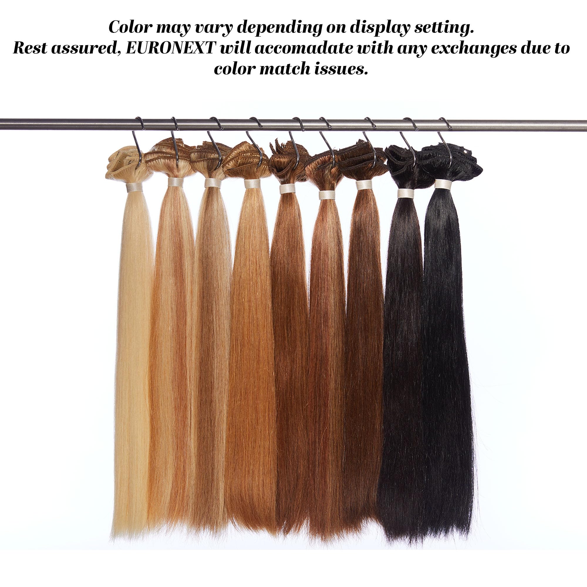 EURONEXT Clip-in Hair Extensions 18