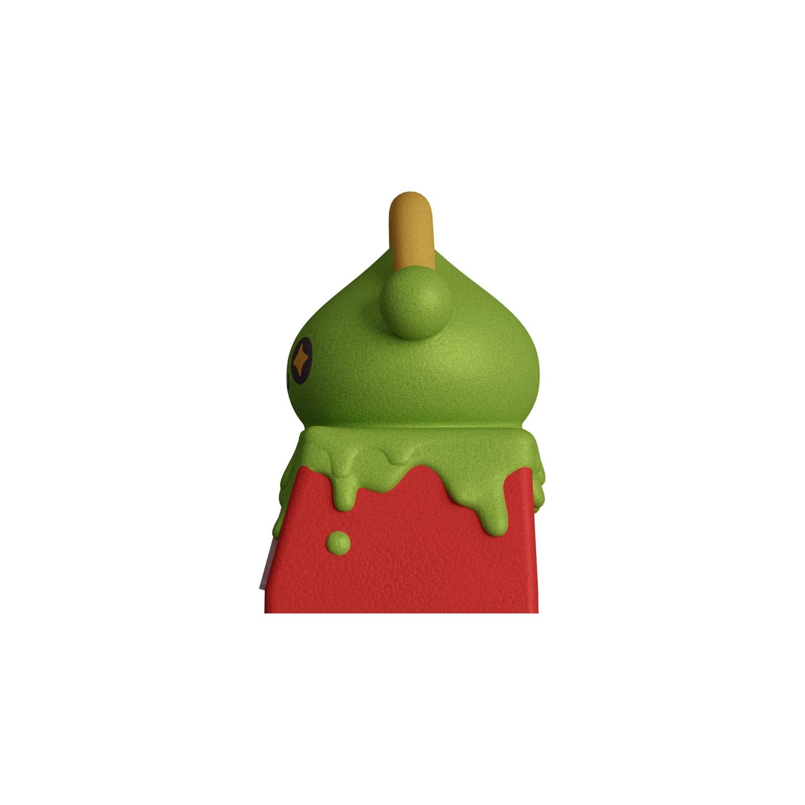 HX3D MapleStory Themed Green Slime Keycap - Custom Mechanical Keyboard Keycap for Gaming & Typing Enthusiasts - Perfect for PC, Mac, and Laptop Keyboards