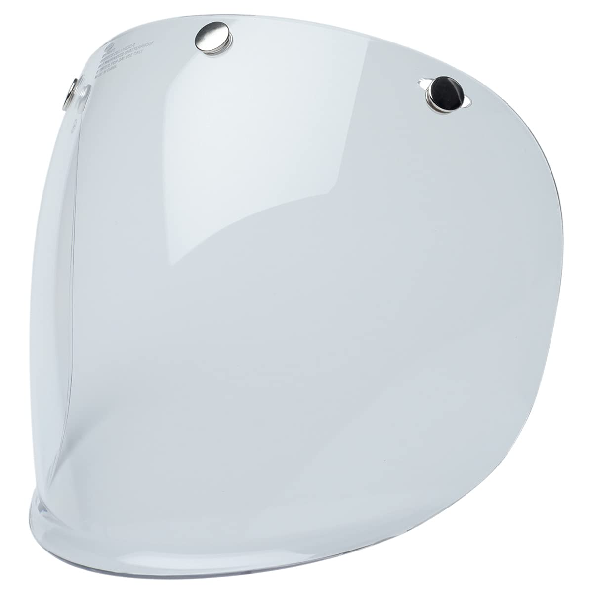 Bell 3-Snap Flat Shield - Heavy Duty Motorcycle Helmet Visor Shield for Harley, Cruiser & Street Bikes - UV Protection, Anti-Fog & Scratch Resistant - Perfect for Day & Night Riding