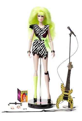 Integrity Toys Jem and The Holograms The Misfits Phyllis Pizzazz Gabor Fashion Doll - Collectible Action Figure for Fans & Display