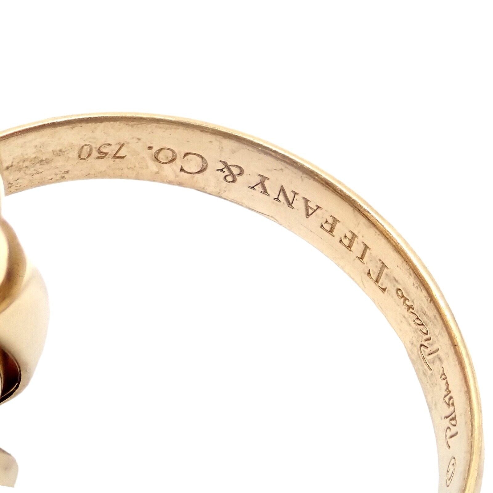 Authentic Tiffany & Co 18k Yellow Gold 9 Row Melody Calife Picasso Ring Size 5 - Luxury Jewelry for Women, Perfect for Weddings, Anniversaries & Special Occasions