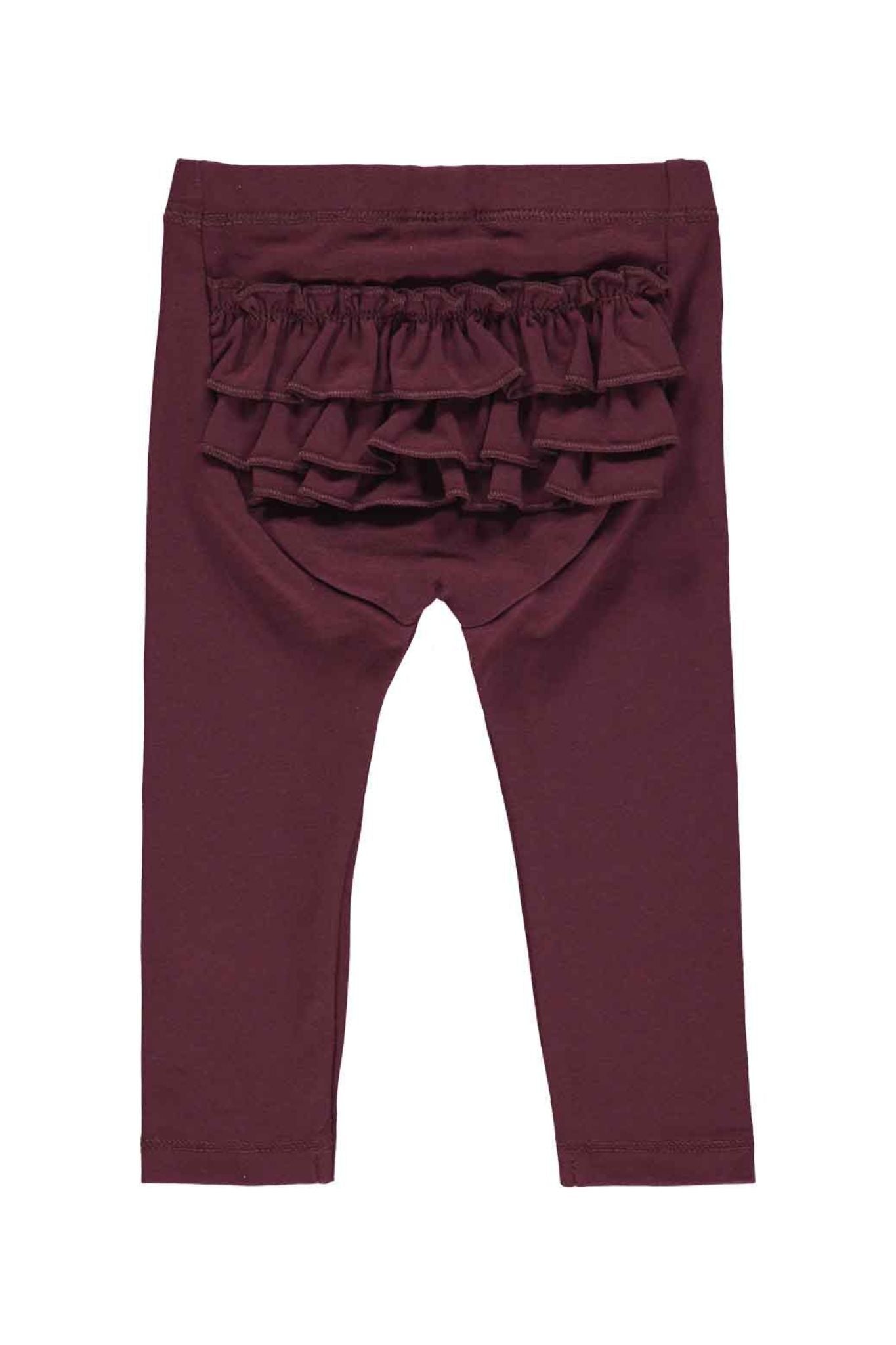 Fig Cozy Me Frill Leggings for Baby Girls - Soft & Stylish Toddler Leggings with Ruffles - Perfect for Playtime, Photos & Special Occasions