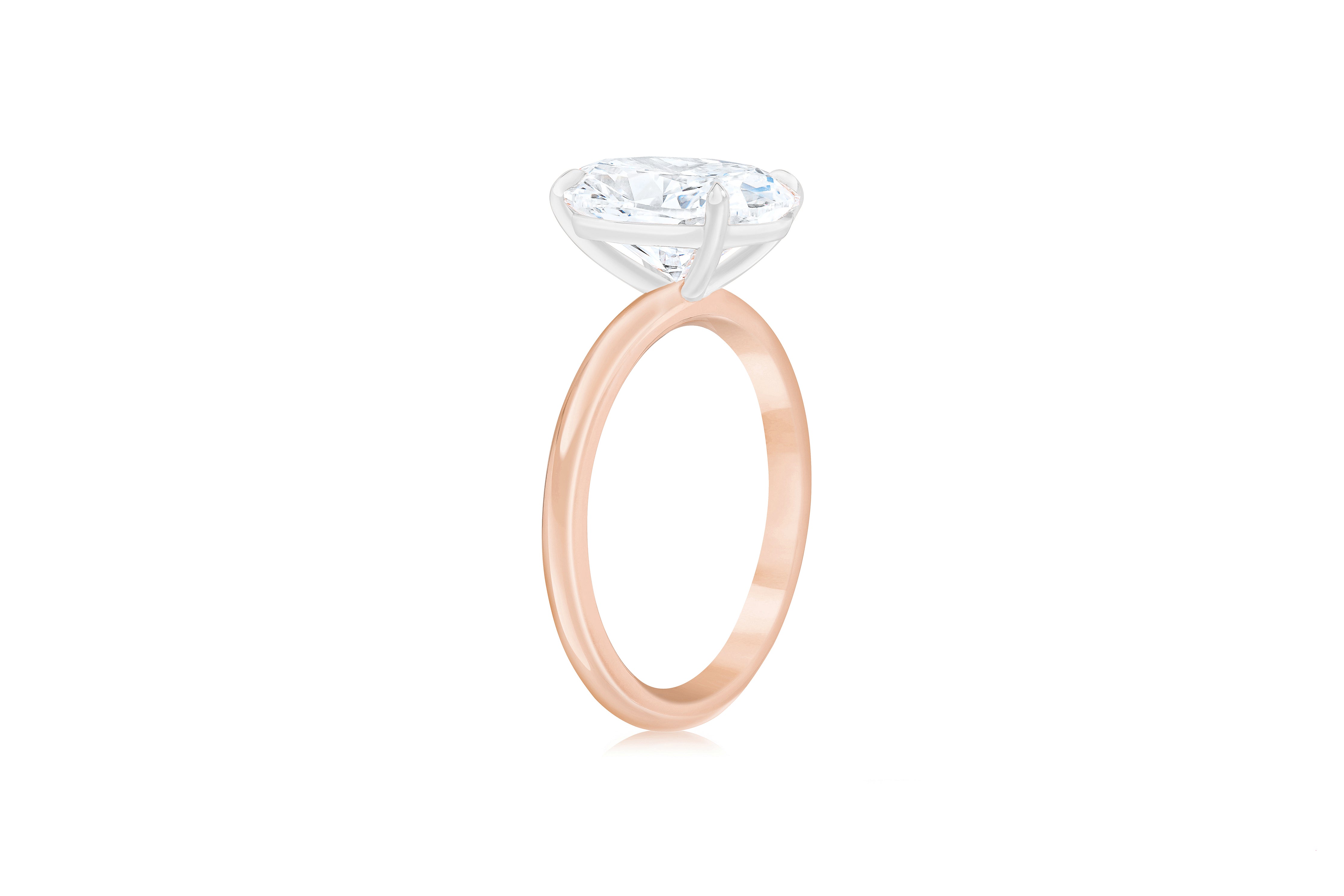 RC Solitaire Ring - Vintage Style Cubic Zirconia Engagement Ring for Women, Perfect for Weddings, Anniversaries & Romantic Gifts