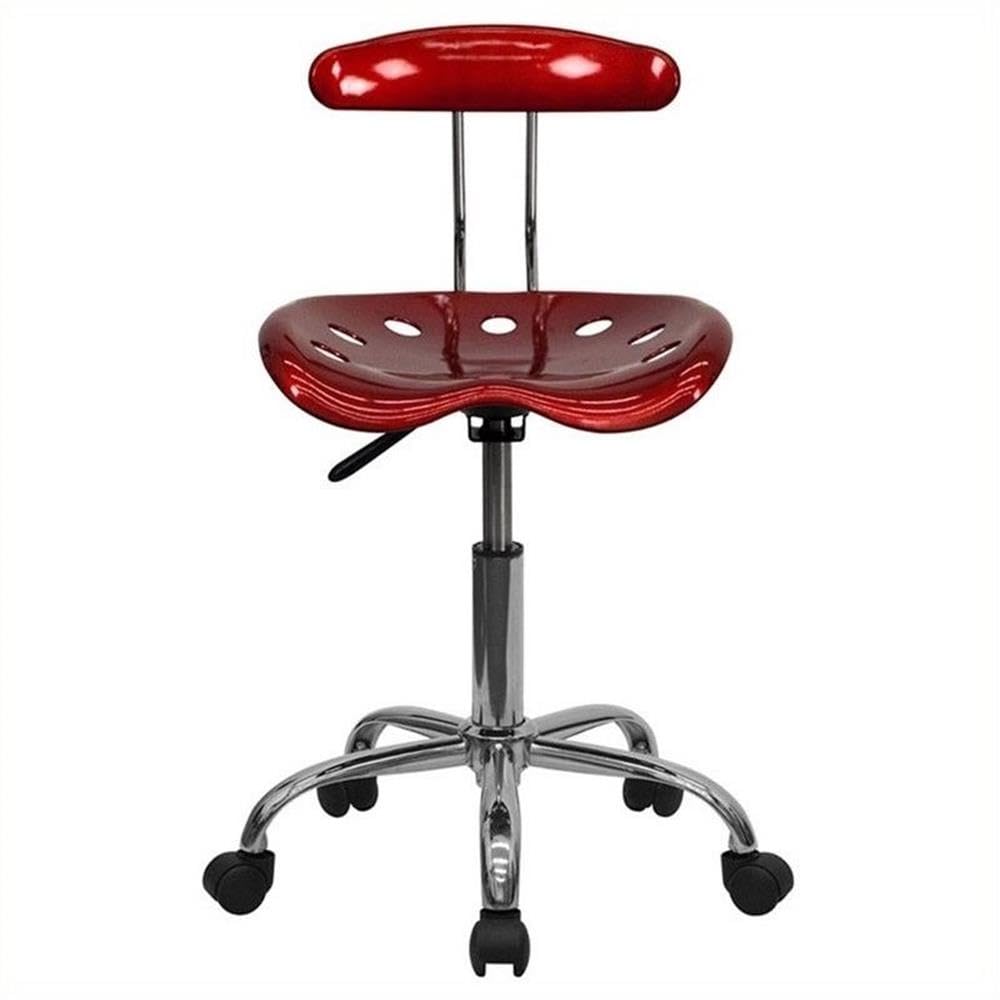 Ergonomic UrbanPro Computer Office Swivel Chair - Adjustable Height & Lumbar Support - Wine Red Executive Desk Chair for Home & Office Workspace - Perfect for Gaming, Studying & Remote Work