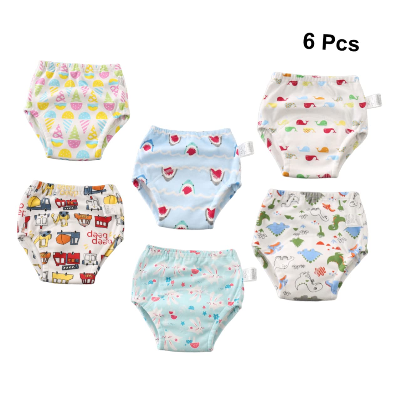 ifundom 18 Pcs Potty Training Pants - Nighttime Diaper Pants for Toddlers & Kids - Reusable Toilet Training Underwear for Boys & Girls - Perfect for Daytime & Overnight Use