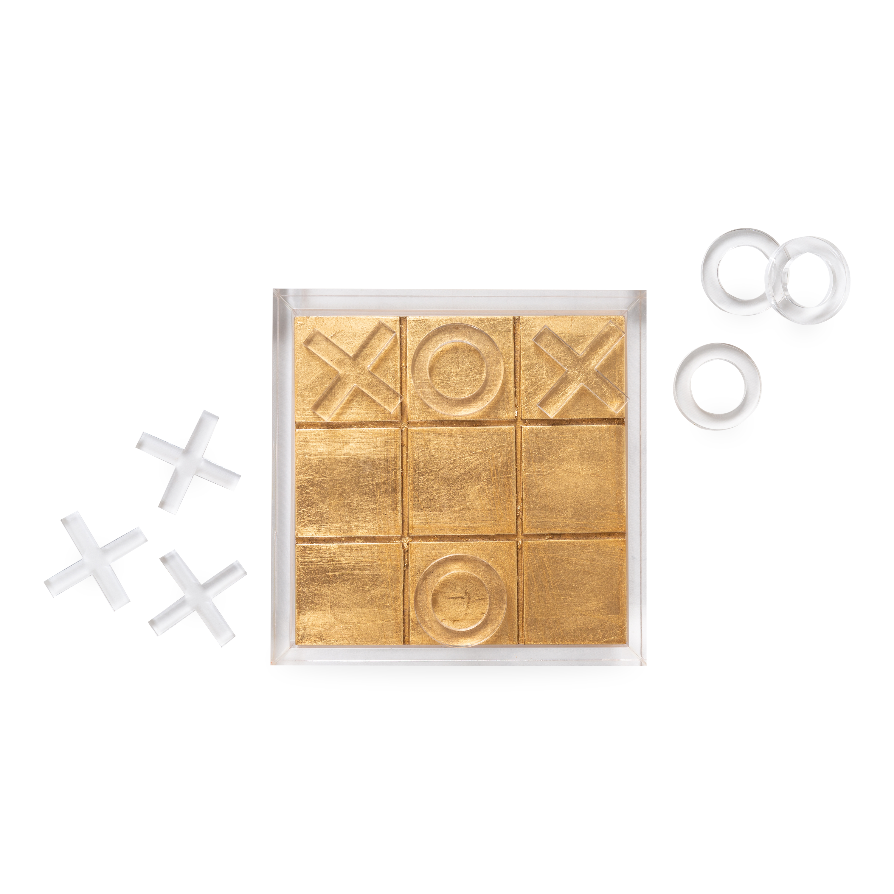 Premium Acrylic Tic Tac Toe Game Set - Classic Board Game for Kids & Adults - Perfect for Family Game Night, Travel & Indoor/Outdoor Fun