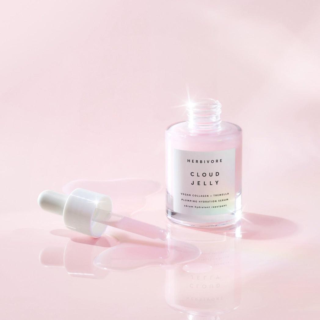 Cloud Jelly Pink Plumping Hydration Serum - Hyaluronic Acid Face Moisturizer for Glowing Skin | Day & Night Use for Dry, Sensitive & Acne-Prone Skin