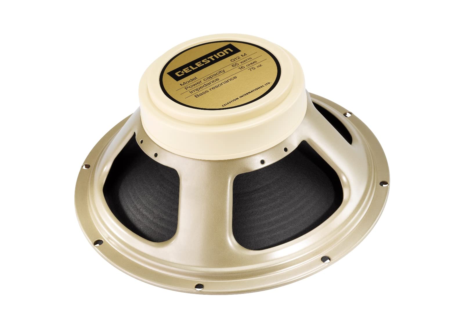 CELESTION G12M-65 Creamback 12-Inch 8-Ohm 65-Watt Guitar Speaker for Electric Guitar Amps - Perfect for Rock, Blues, and Studio Recording