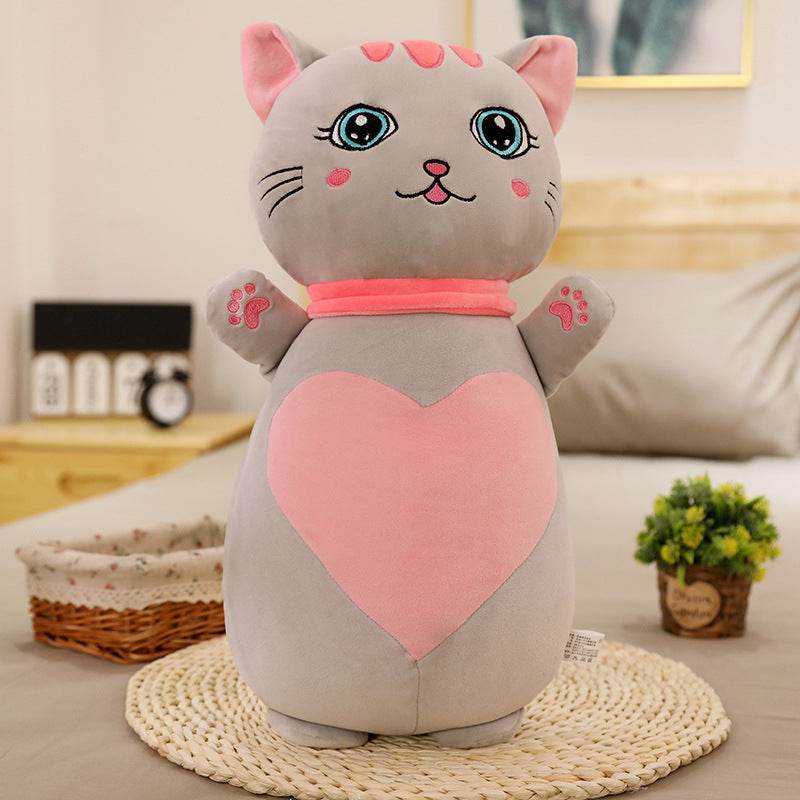 Adorable Kawaii Stuffed Cat Plush Toy - Cosmo The Cute Anime Style Plushie for Kids, Girls & Collectors | Perfect for Bedroom Decor, Birthday Gifts & Anime Lovers