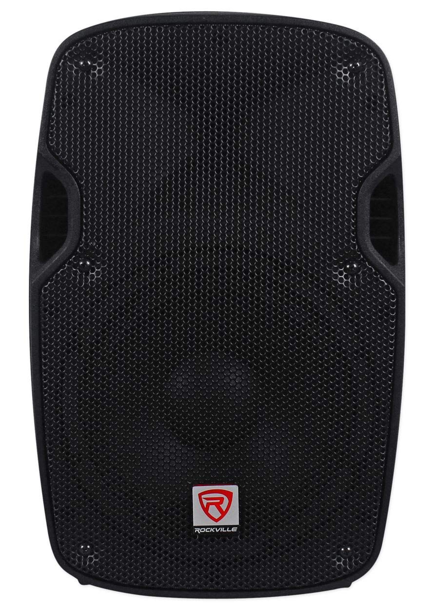 Rockville SPG88 8 Inch 400W Passive DJ PA Speaker - Lightweight ABS Cabinet, 8 Ohm Impedance - Perfect for Live Music, Parties, and Professional Sound Systems