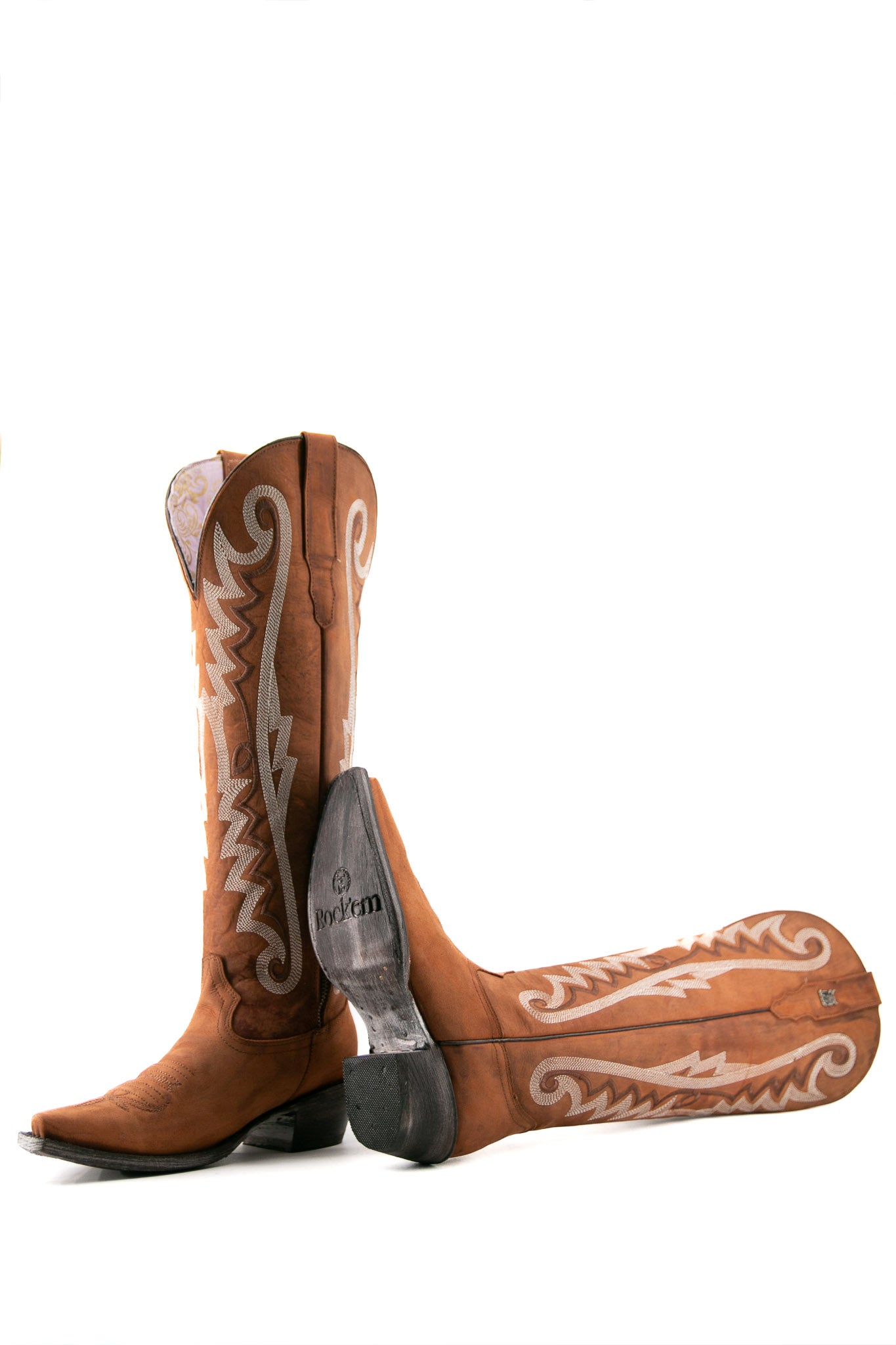 Victoria Women's Tall Snip Toe Cowgirl Boots - Western Riding Boots for Country Dancing, Rodeo & Fashion Outfits